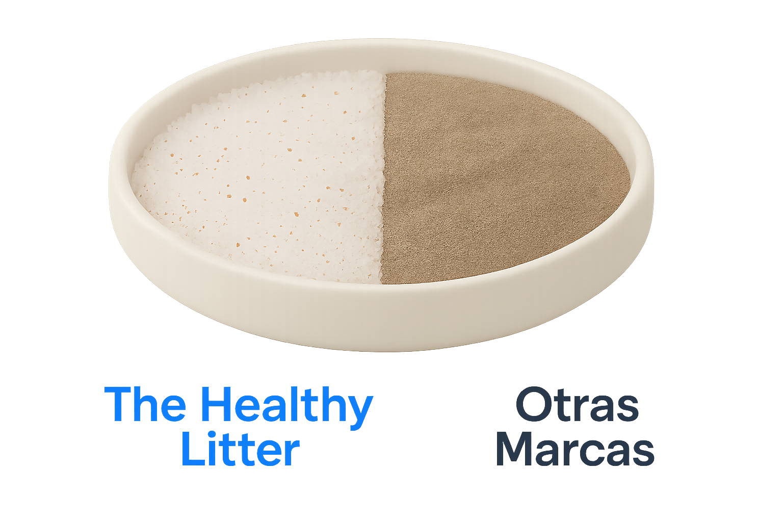 Comparación de The Healthy Litter con otras marcas